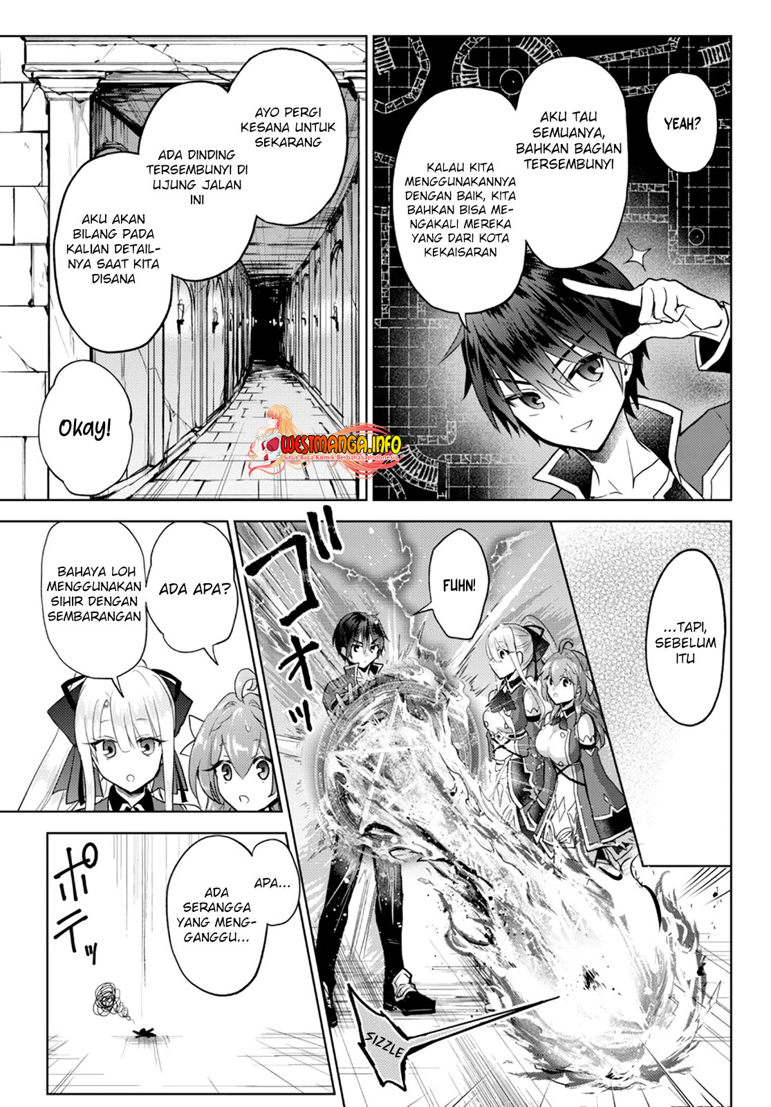 Nishuume Cheat no Tensei Madoushi 〜Saikyou ga 1000-nengo ni Tensei Shitara, Jinsei Yoyū Sugimashita〜 Chapter 10.1 Bahasa Inonesia page 8