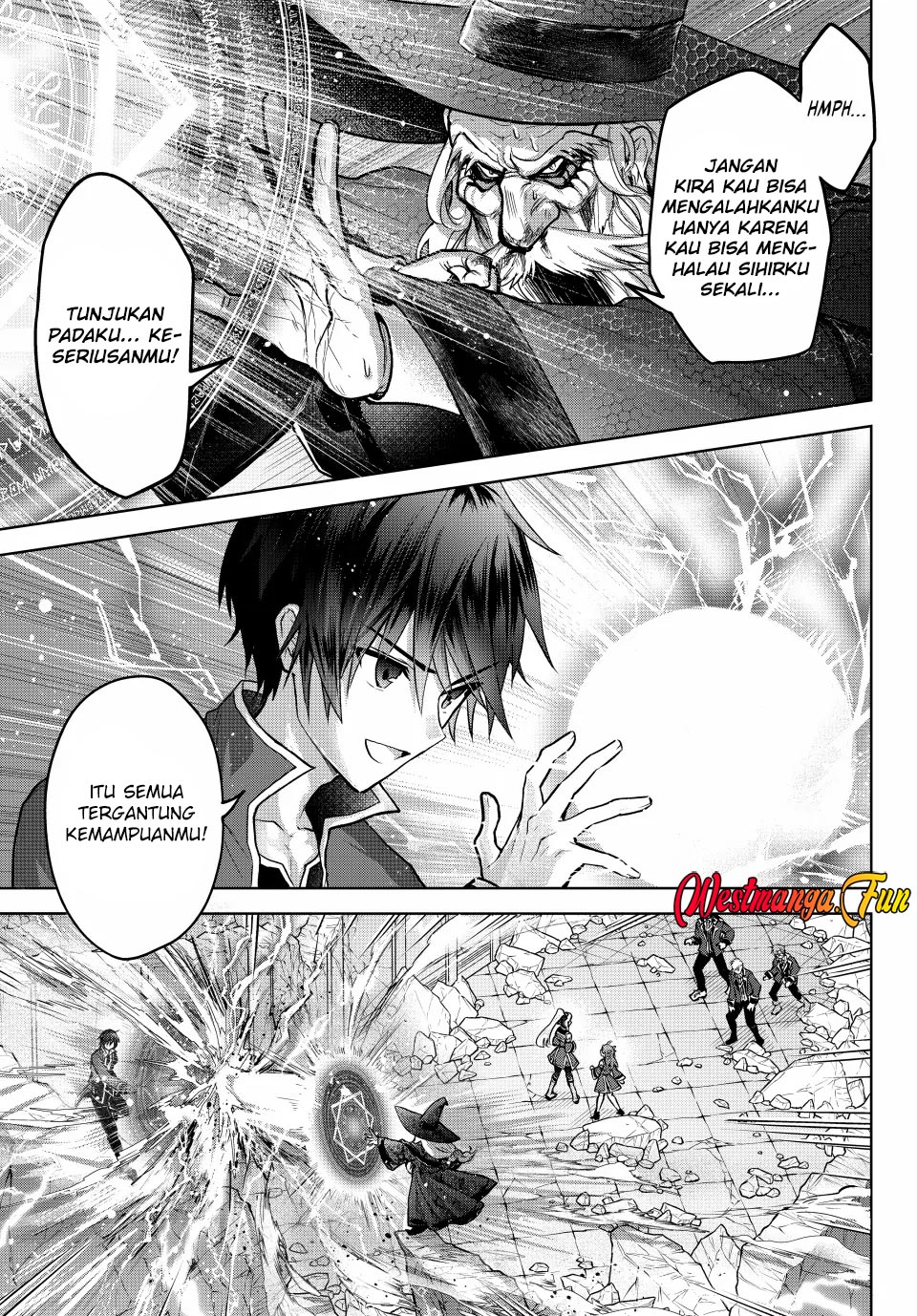 Nishuume Cheat no Tensei Madoushi 〜Saikyou ga 1000-nengo ni Tensei Shitara, Jinsei Yoyū Sugimashita〜 Chapter 12 Bahasa Inonesia page 1