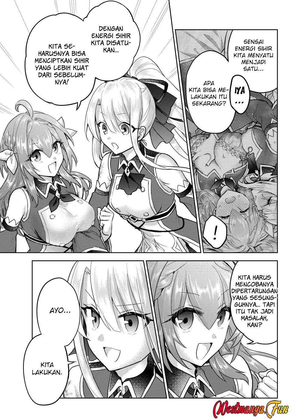 Nishuume Cheat no Tensei Madoushi 〜Saikyou ga 1000-nengo ni Tensei Shitara, Jinsei Yoyū Sugimashita〜 Chapter 12 Bahasa Inonesia page 8