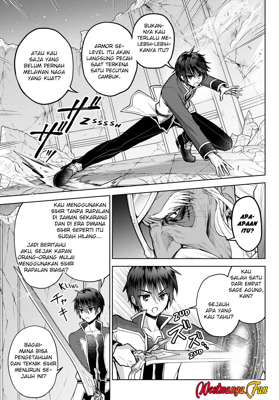 Nishuume Cheat no Tensei Madoushi 〜Saikyou ga 1000-nengo ni Tensei Shitara, Jinsei Yoyū Sugimashita〜 Chapter 12 Bahasa Inonesia page 20