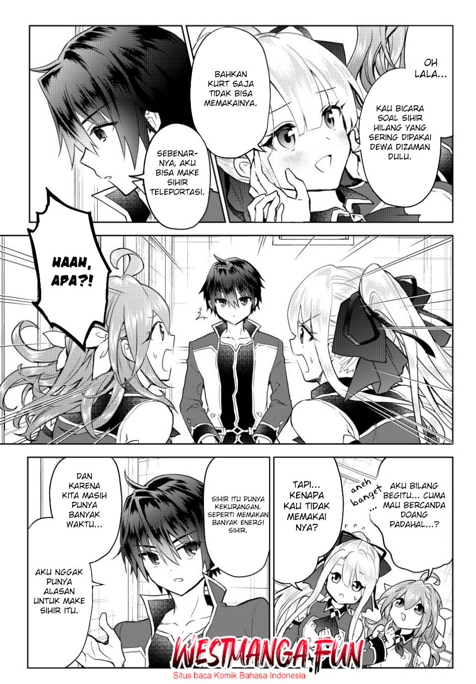 Nishuume Cheat no Tensei Madoushi 〜Saikyou ga 1000-nengo ni Tensei Shitara, Jinsei Yoyū Sugimashita〜 Chapter 13 Bahasa Inonesia page 4