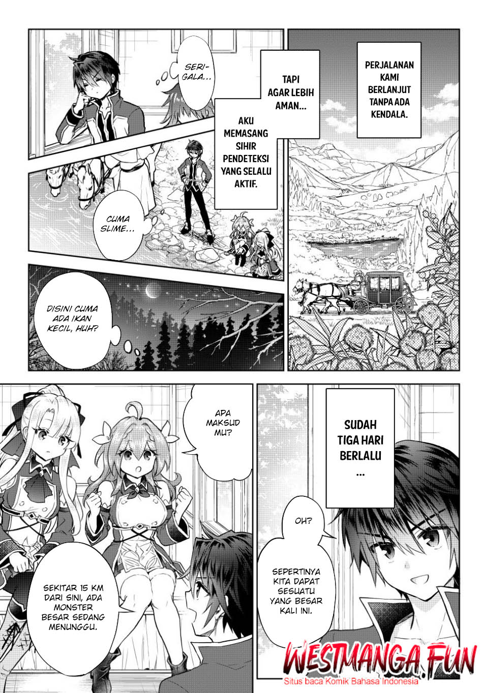 Nishuume Cheat no Tensei Madoushi 〜Saikyou ga 1000-nengo ni Tensei Shitara, Jinsei Yoyū Sugimashita〜 Chapter 13 Bahasa Inonesia page 6