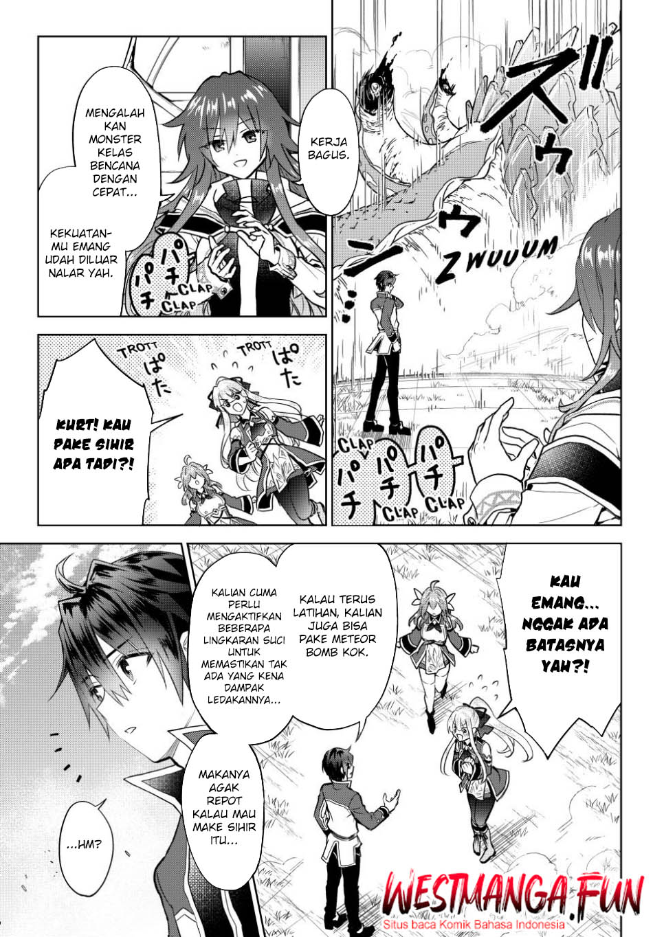 Nishuume Cheat no Tensei Madoushi 〜Saikyou ga 1000-nengo ni Tensei Shitara, Jinsei Yoyū Sugimashita〜 Chapter 13 Bahasa Inonesia page 14