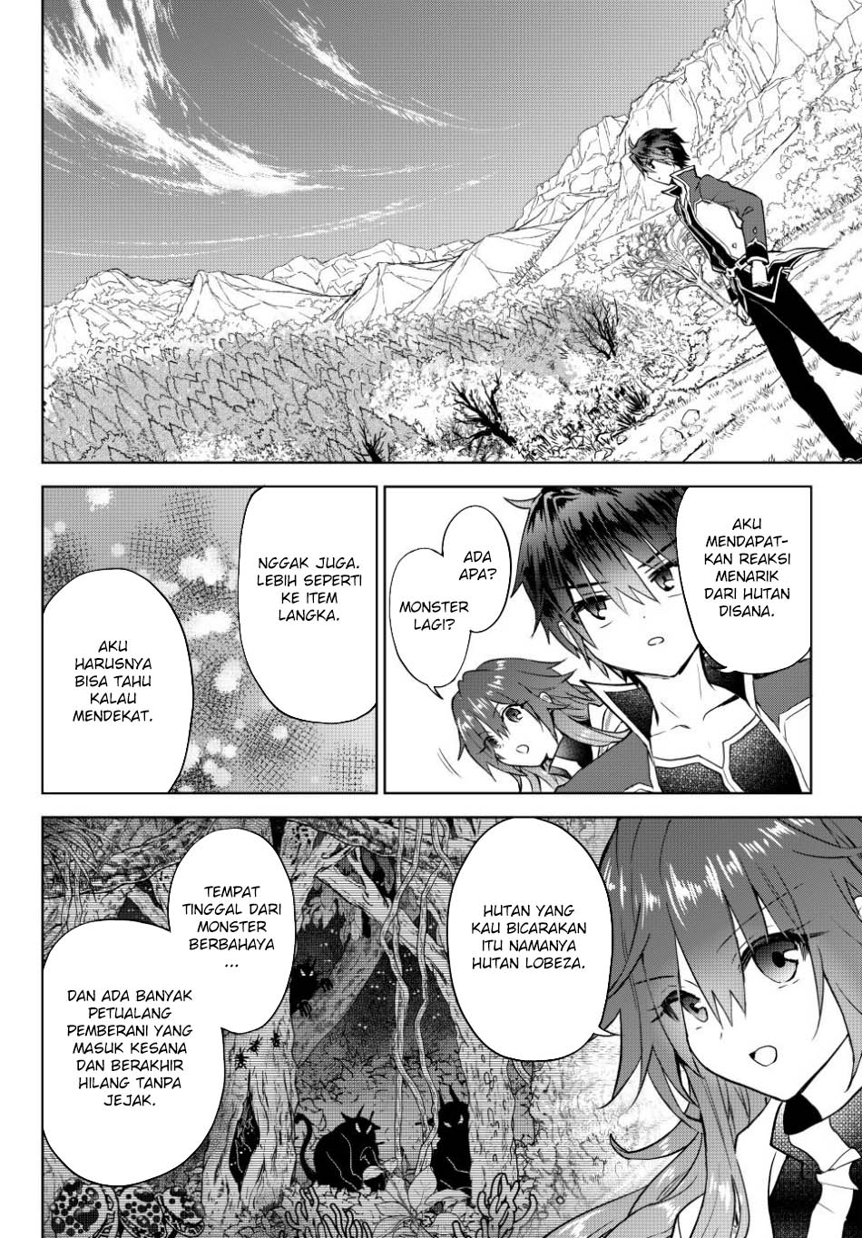 Nishuume Cheat no Tensei Madoushi 〜Saikyou ga 1000-nengo ni Tensei Shitara, Jinsei Yoyū Sugimashita〜 Chapter 13 Bahasa Inonesia page 15