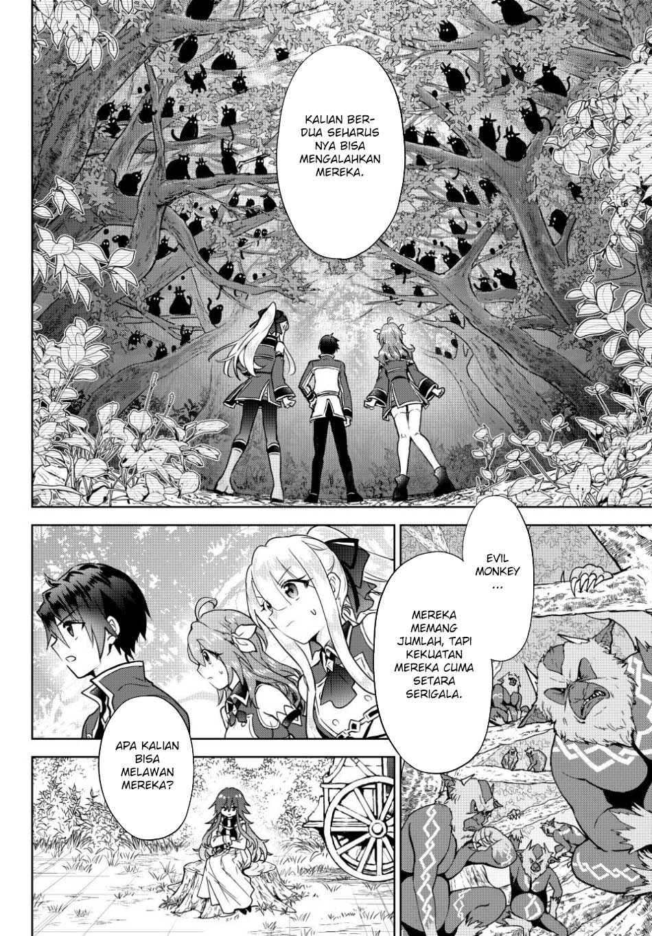 Nishuume Cheat no Tensei Madoushi 〜Saikyou ga 1000-nengo ni Tensei Shitara, Jinsei Yoyū Sugimashita〜 Chapter 13 Bahasa Inonesia page 20
