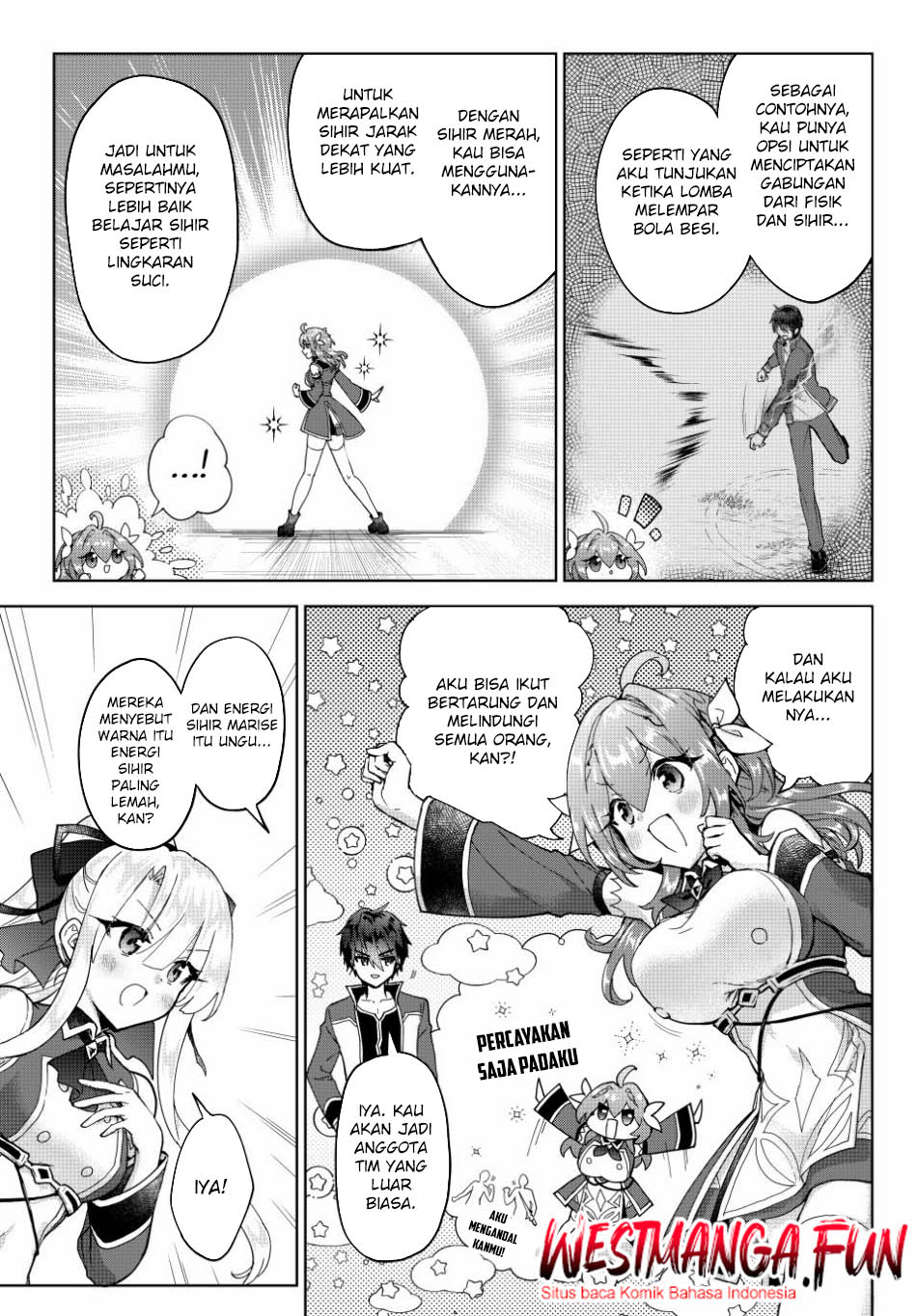 Nishuume Cheat no Tensei Madoushi 〜Saikyou ga 1000-nengo ni Tensei Shitara, Jinsei Yoyū Sugimashita〜 Chapter 16  Inonesia page 4