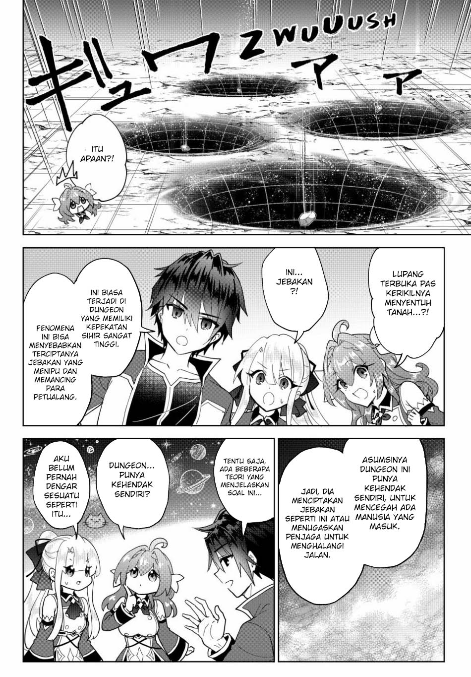 Nishuume Cheat no Tensei Madoushi 〜Saikyou ga 1000-nengo ni Tensei Shitara, Jinsei Yoyū Sugimashita〜 Chapter 16  Inonesia page 18