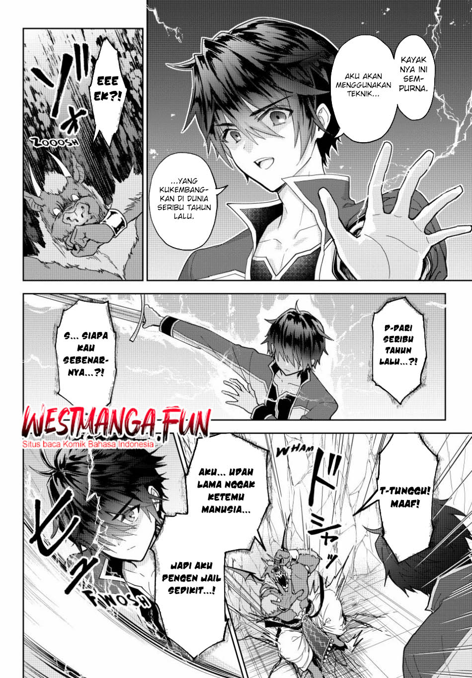 Nishuume Cheat no Tensei Madoushi 〜Saikyou ga 1000-nengo ni Tensei Shitara, Jinsei Yoyū Sugimashita〜 Chapter 16  Inonesia page 26