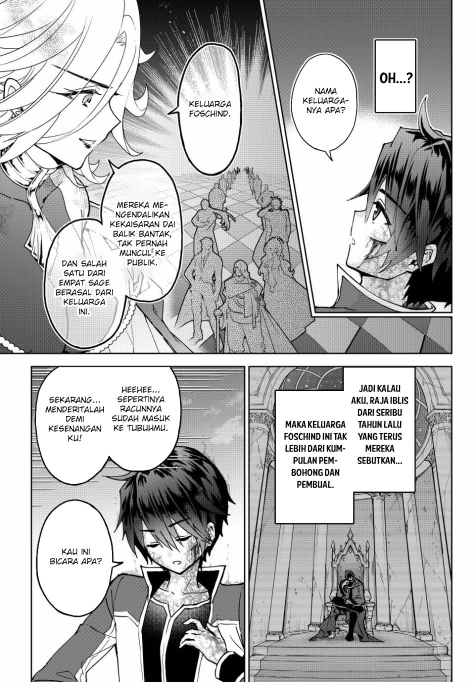 Nishuume Cheat no Tensei Madoushi 〜Saikyou ga 1000-nengo ni Tensei Shitara, Jinsei Yoyū Sugimashita〜 Chapter 19  Inonesia page 8