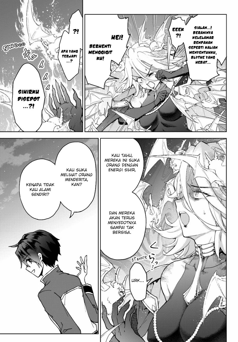 Nishuume Cheat no Tensei Madoushi 〜Saikyou ga 1000-nengo ni Tensei Shitara, Jinsei Yoyū Sugimashita〜 Chapter 19  Inonesia page 12