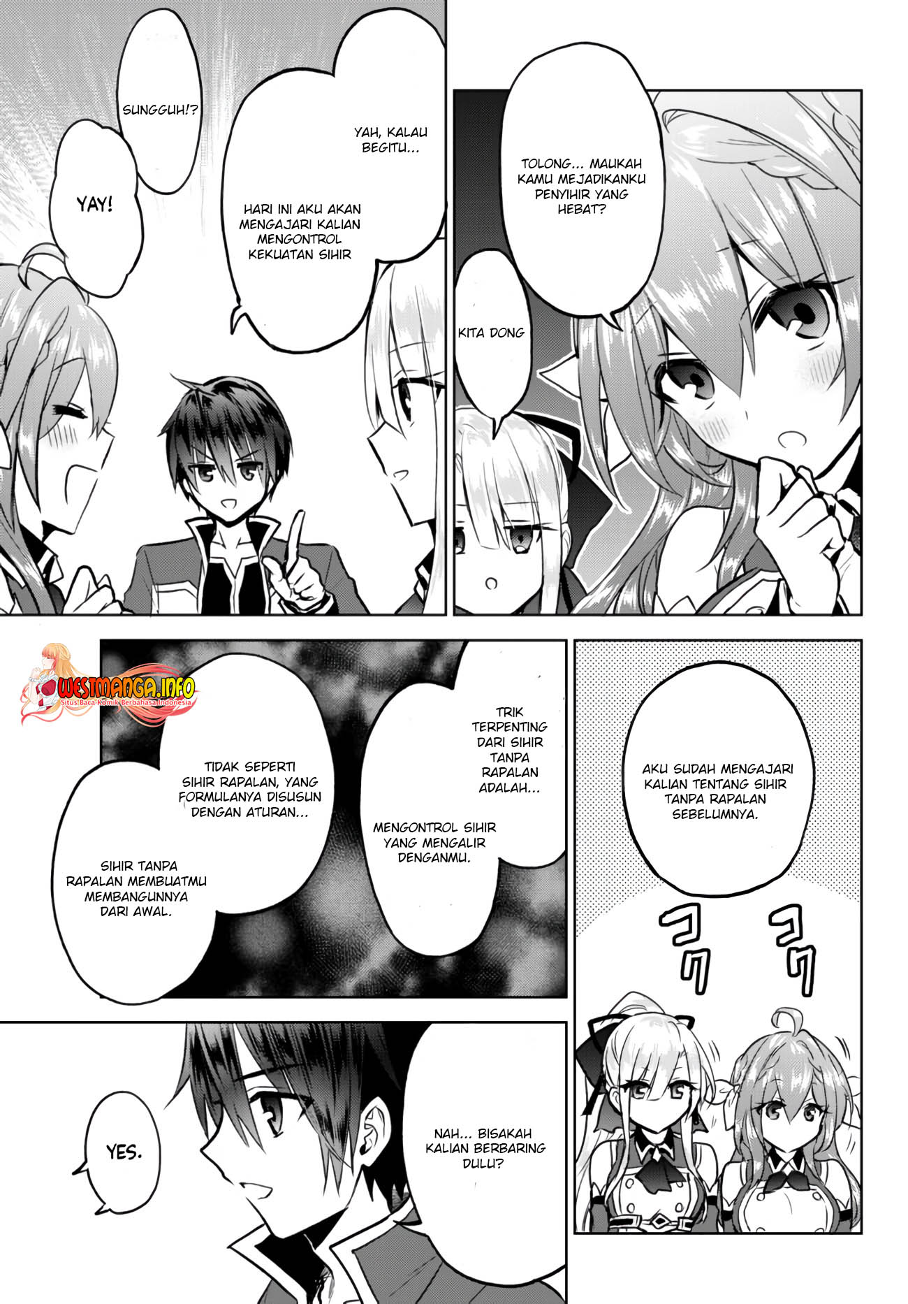 Nishuume Cheat no Tensei Madoushi 〜Saikyou ga 1000-nengo ni Tensei Shitara, Jinsei Yoyū Sugimashita〜 Chapter 9* Bahasa Inonesia page 6