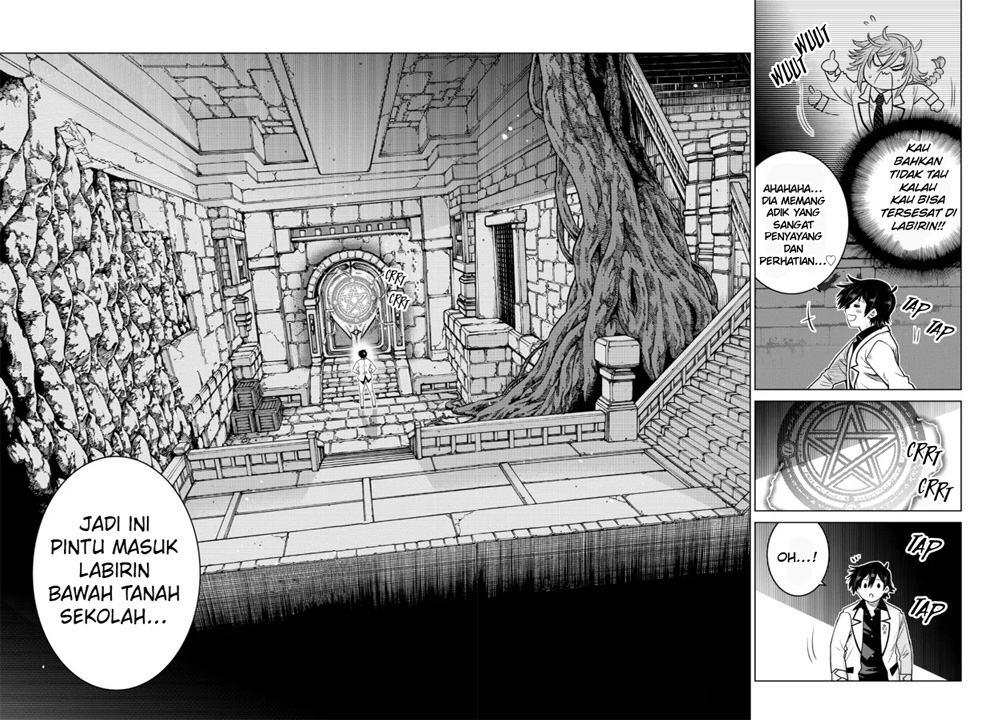 Ochikobore Datta Ani Ga Jitsuha Saikyou: Shijou Saikyou No Yuusha Wa Tensei-shi, Gakuen De Mujikaku Ni Musou Suru Chapter 5 page 34