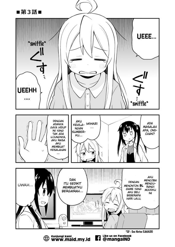 Onii-chan wa Oshimai Chapter 3 page 2