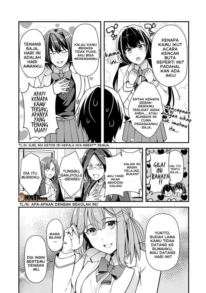 Ore ni Trauma wo Ataeta Joshi-tachi ga Chirachira Mitekuru kedo, Zannen desu ga Teokure desu Chapter 19.2 page 13