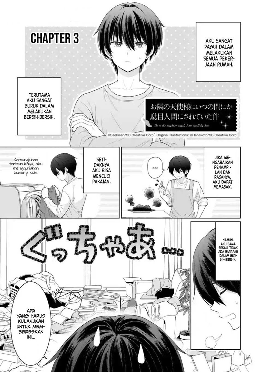 Otonari no Tenshi-sama ni Itsunomanika Dame Ningen ni Sareteita Ken Chapter 3.1 page 1