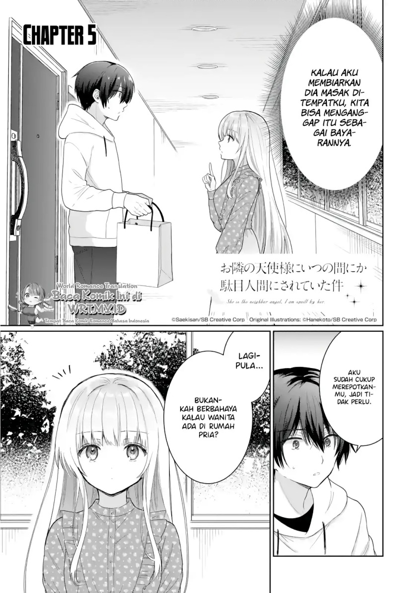 Otonari no Tenshi-sama ni Itsunomanika Dame Ningen ni Sareteita Ken Chapter 5.1 page 1