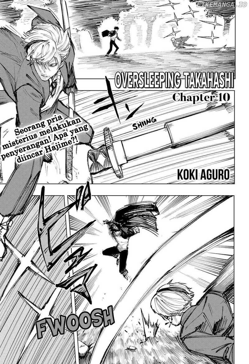 Oversleeping Takahashi Chapter 10 page 1