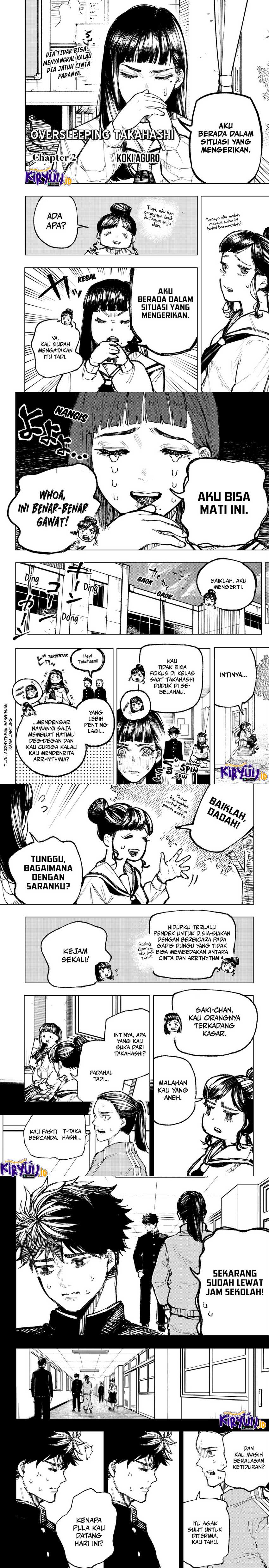 Oversleeping Takahashi Chapter 2 page 2