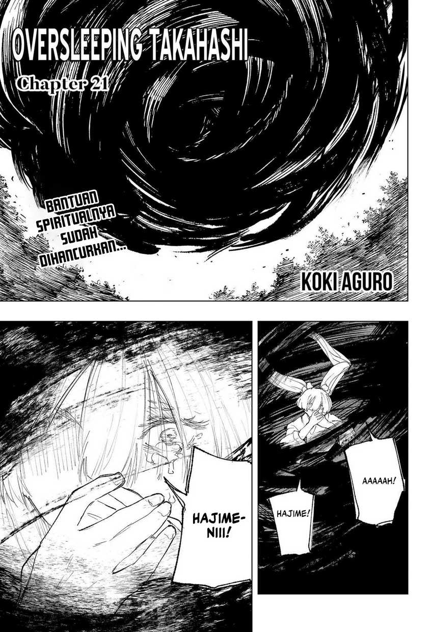 Oversleeping Takahashi Chapter 21 page 3
