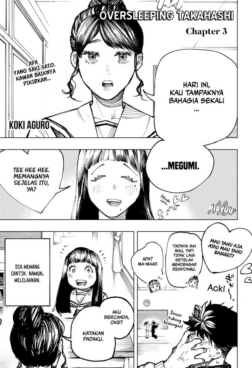 Oversleeping Takahashi Chapter 3 page 2