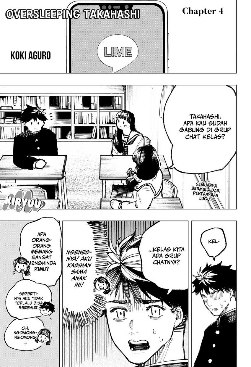 Oversleeping Takahashi Chapter 4 page 2