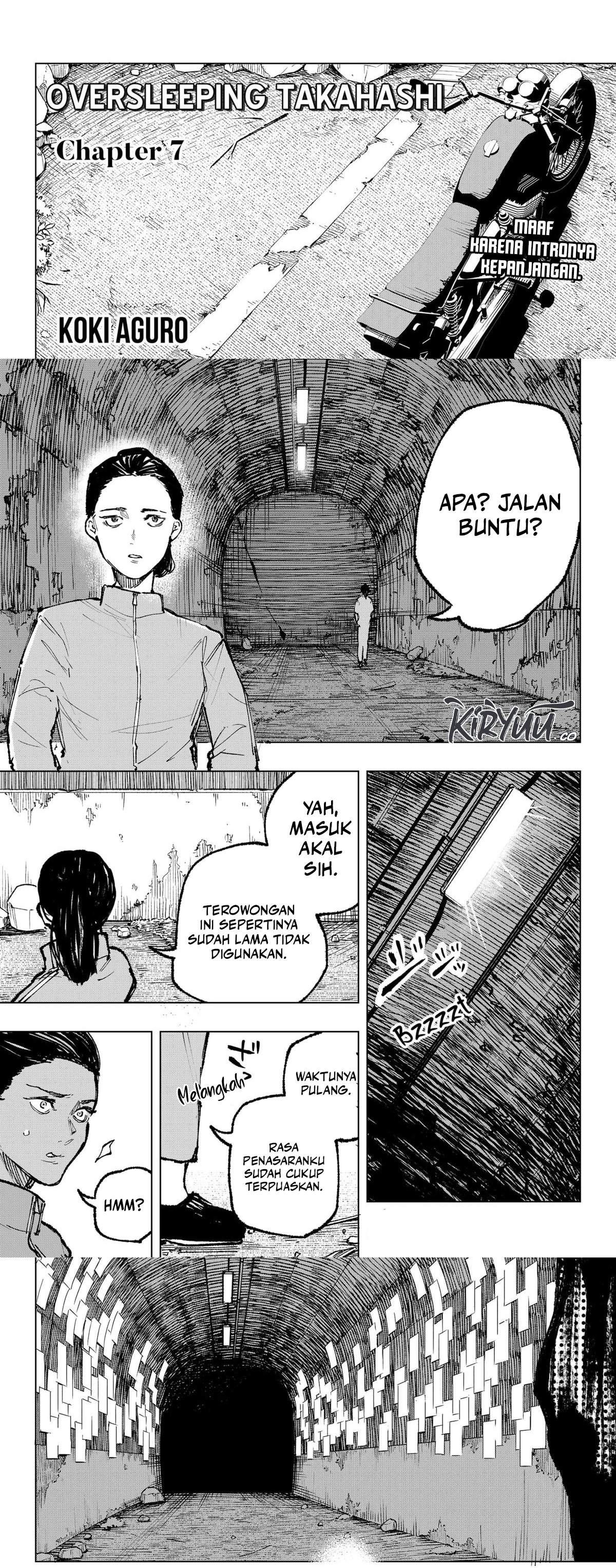 Oversleeping Takahashi Chapter 7 page 3