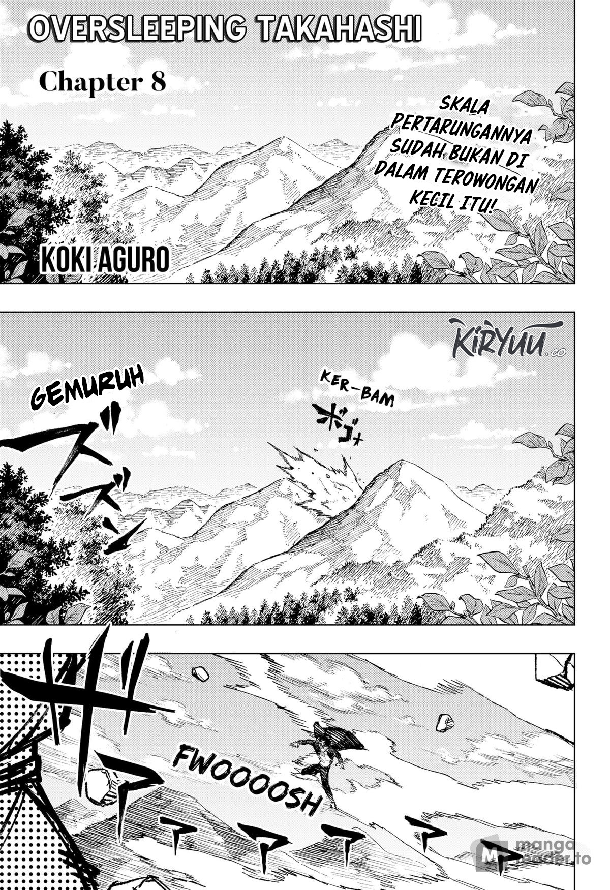 Oversleeping Takahashi Chapter 8 page 1