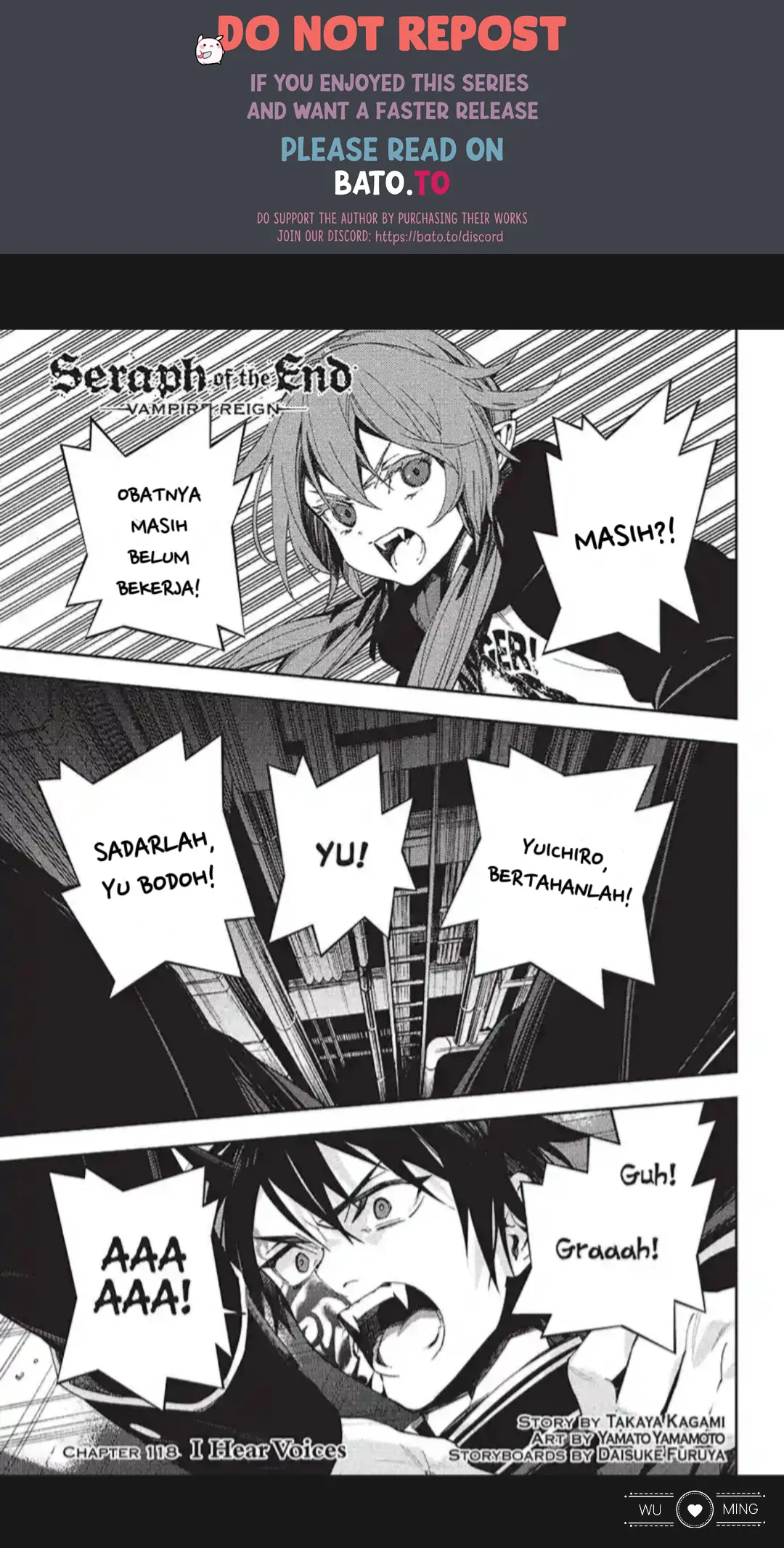 Owari no Seraph Chapter 118 page 0