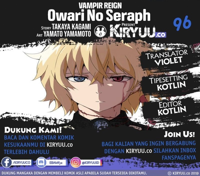 Owari no Seraph Chapter 96 page 0