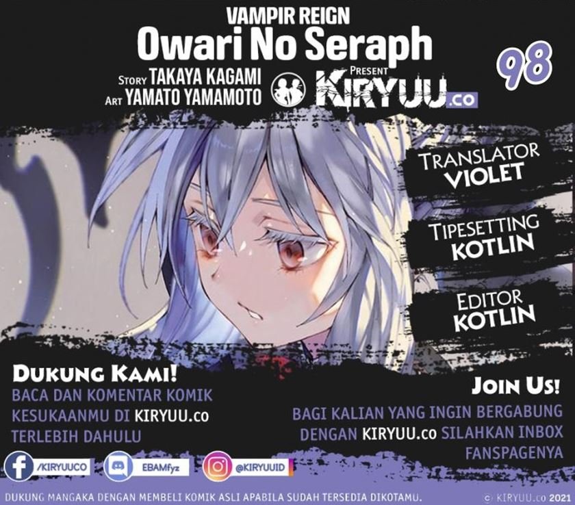 Owari no Seraph Chapter 98 page 0