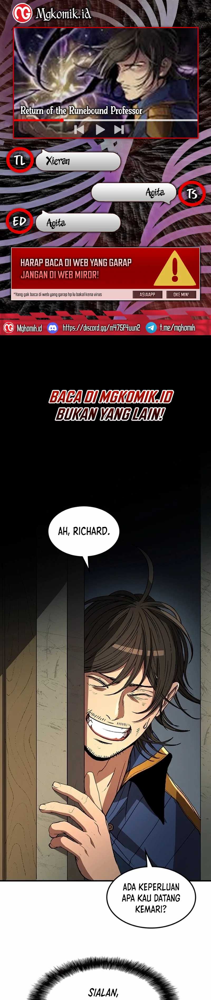 Return of the Renebound Professor Chapter 14 bahasa Indonesia page 0