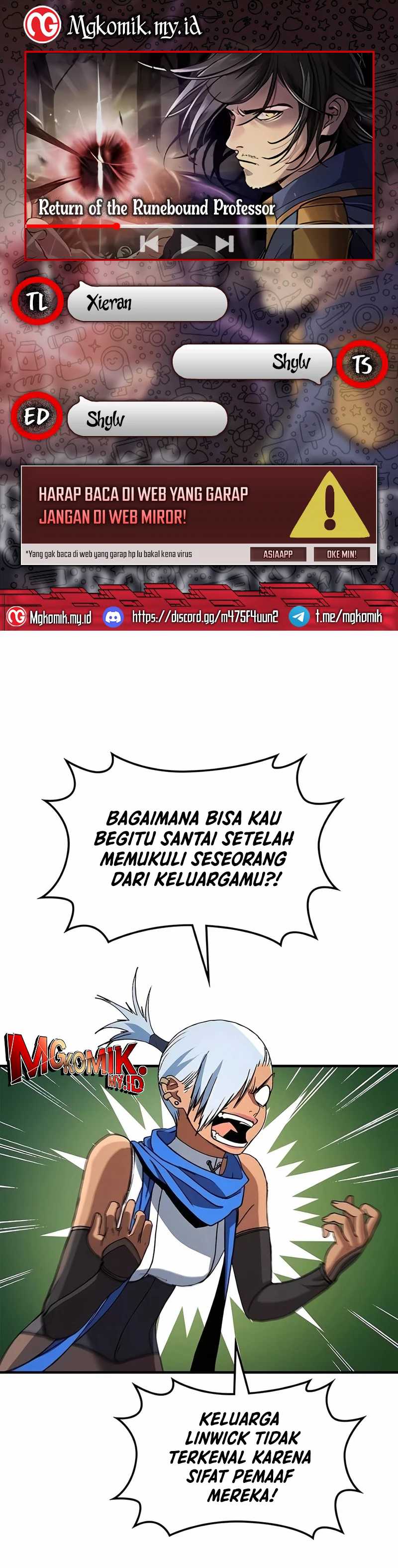 Return of the Renebound Professor Chapter 16 bahasa Indonesia page 0