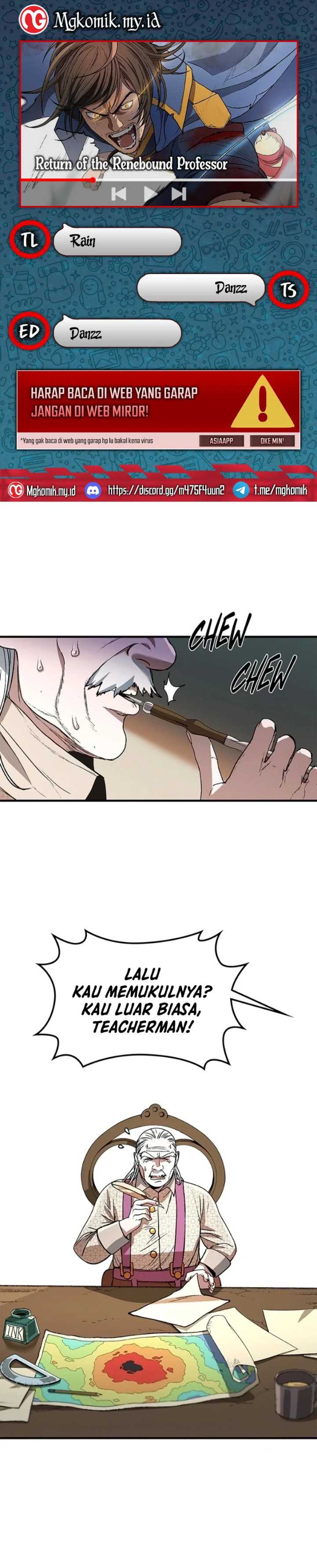 Return of the Renebound Professor Chapter 17 bahasa Indonesia page 0