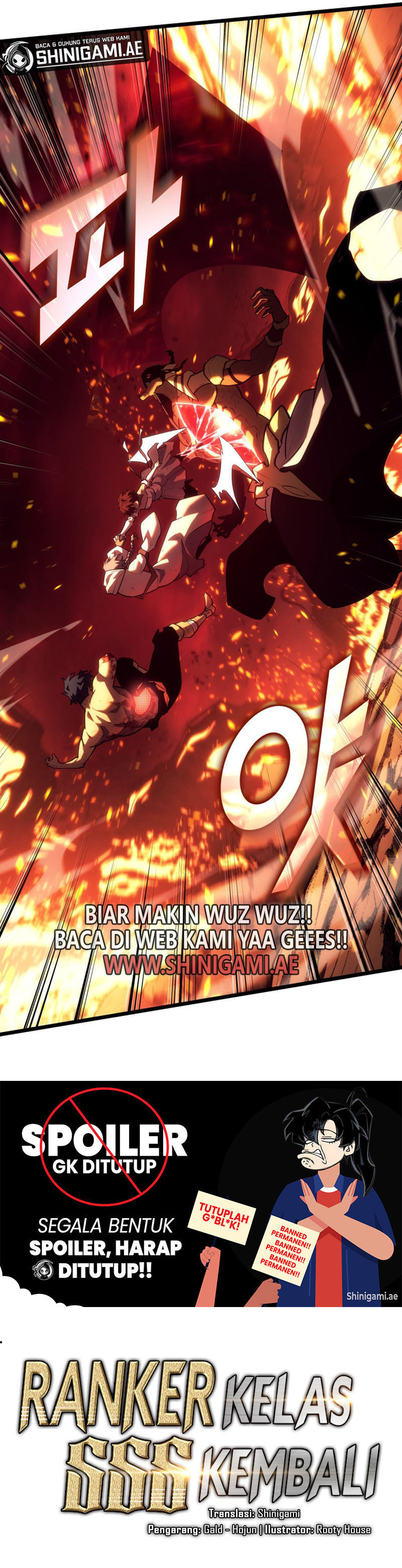 Return of the SSS-Class Ranker Chapter 137 bahasa Indonesia page 11