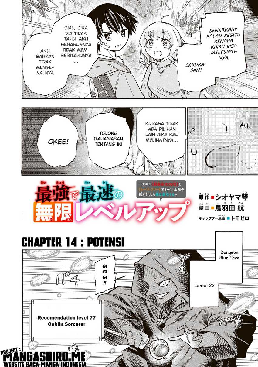 Saikyou de Saisoku no Mugen Level Up Chapter 14 page 2