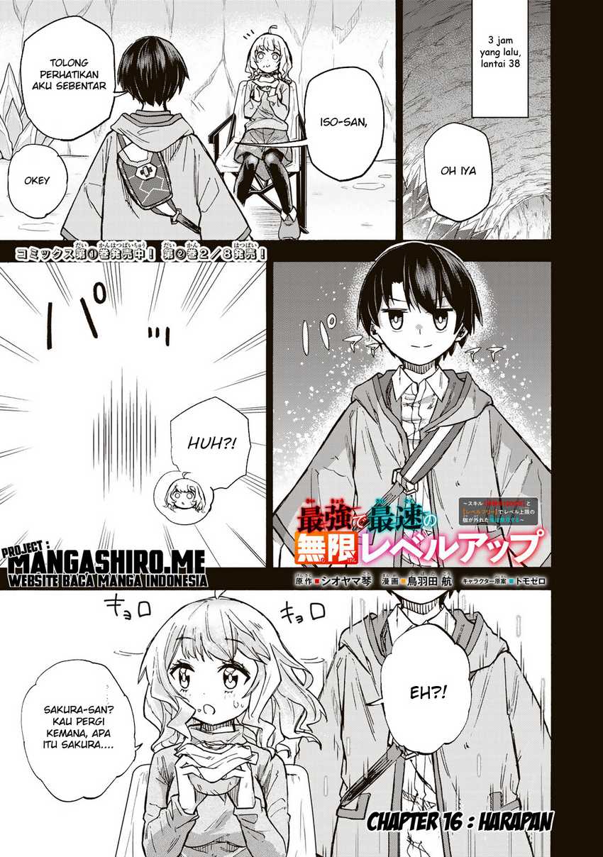 Saikyou de Saisoku no Mugen Level Up Chapter 16 page 1