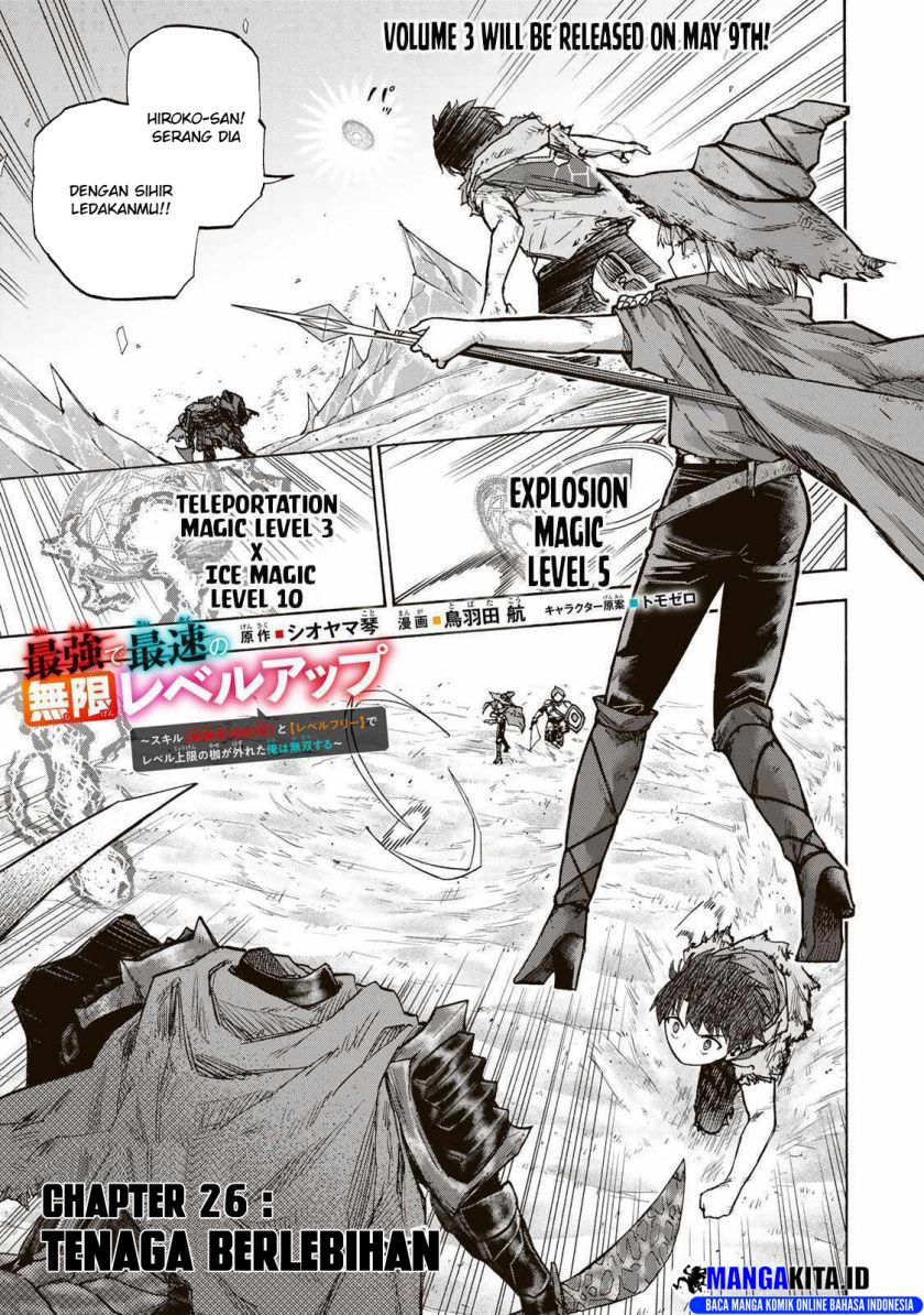 Saikyou de Saisoku no Mugen Level Up Chapter 26 page 1