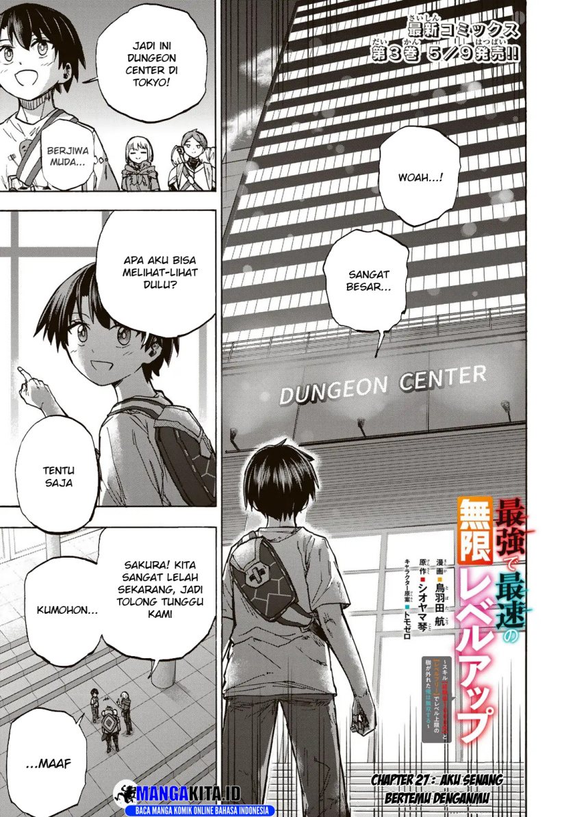 Saikyou de Saisoku no Mugen Level Up Chapter 27 page 1