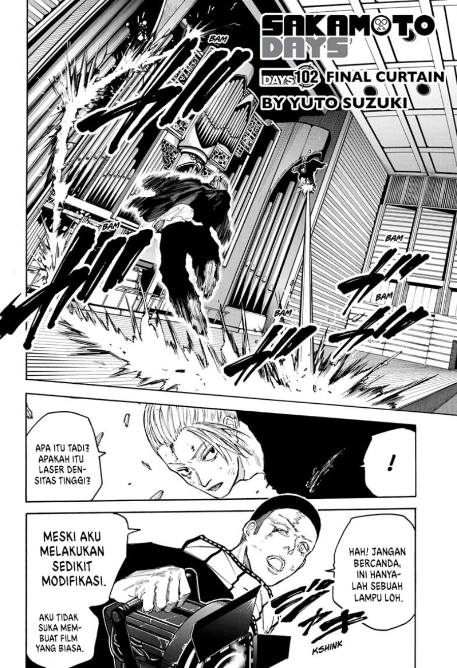 Sakamoto Days Chapter 102 page 2