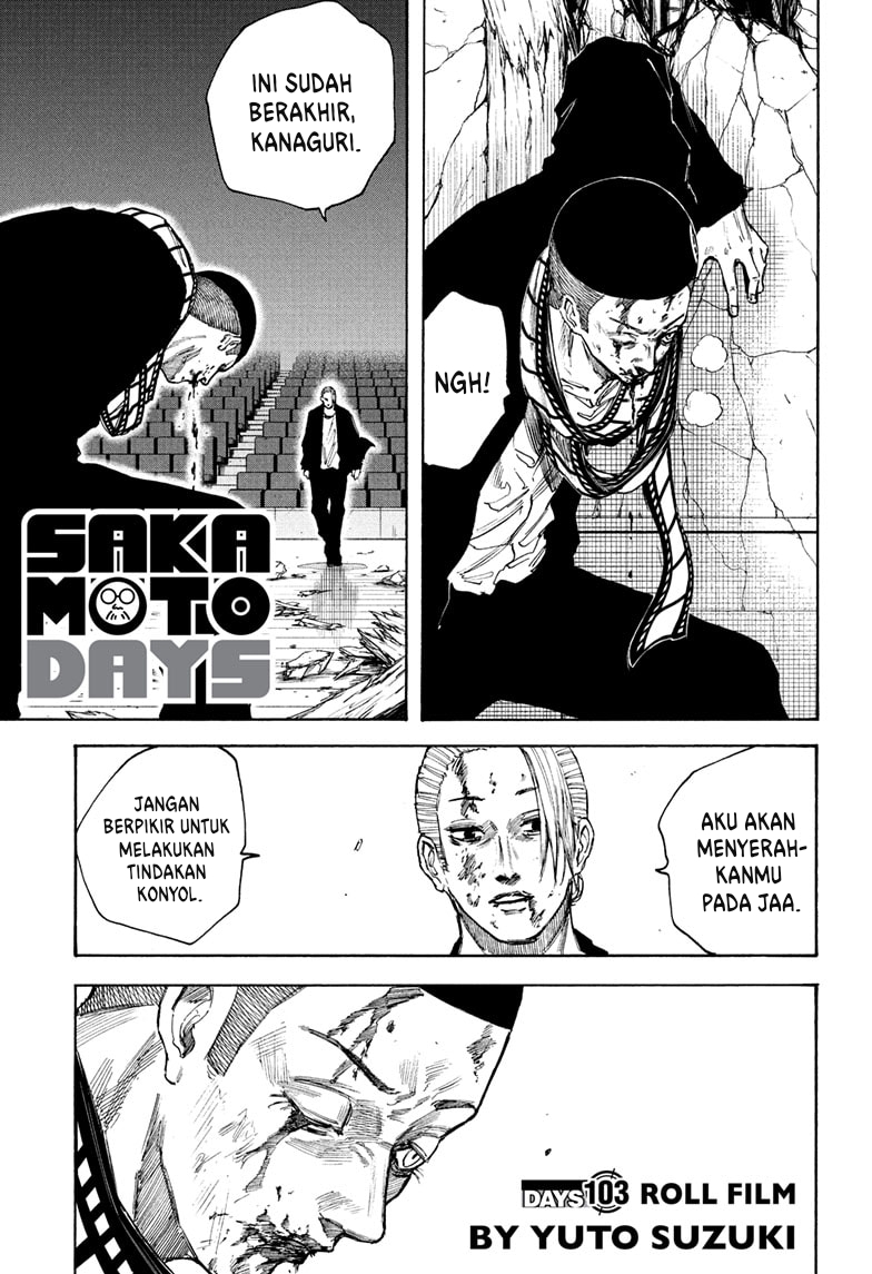 Sakamoto Days Chapter 103 page 1