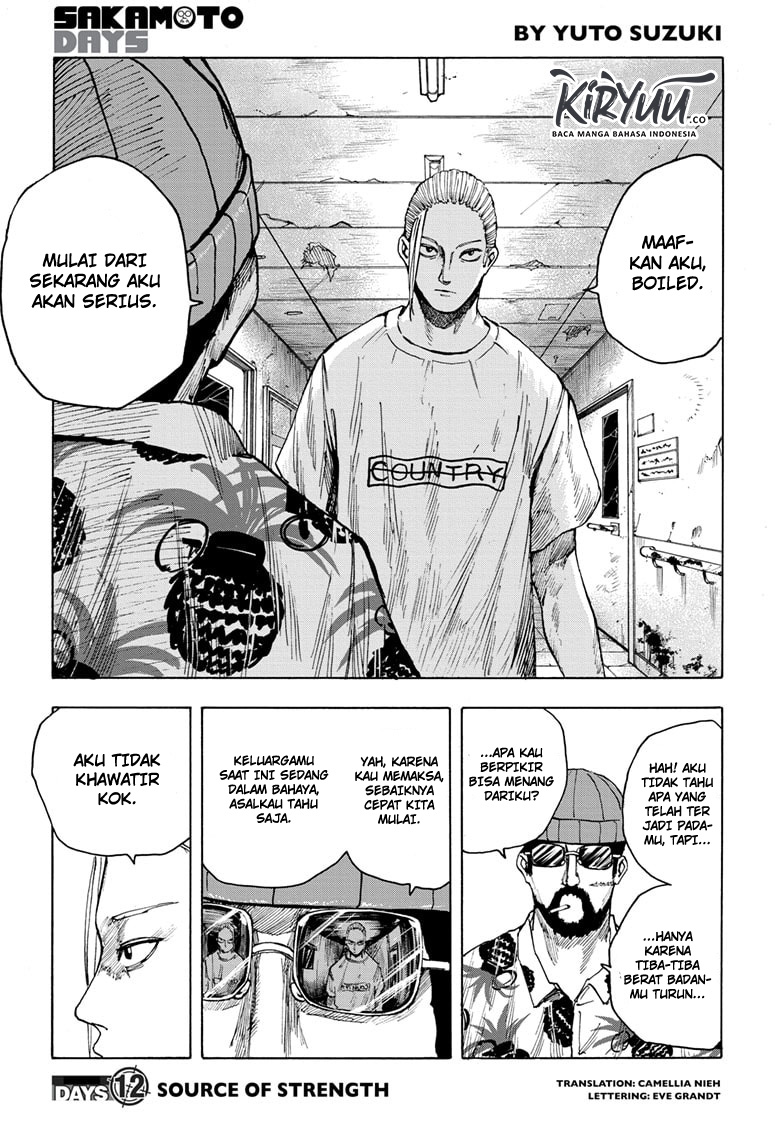 Sakamoto Days Chapter 12 page 1