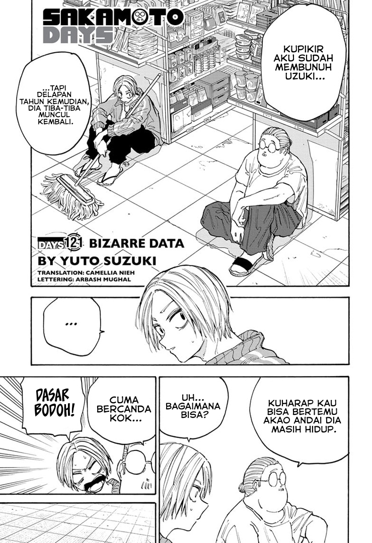Sakamoto Days Chapter 121 page 1