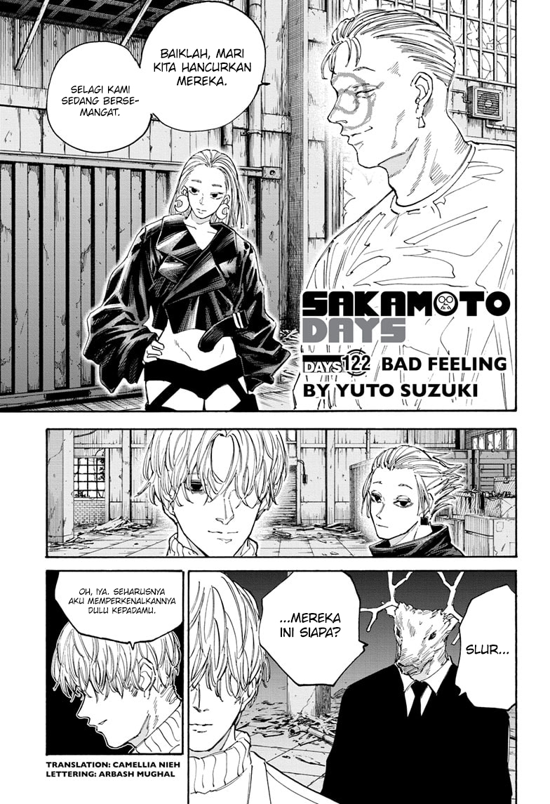 Sakamoto Days Chapter 122 page 1