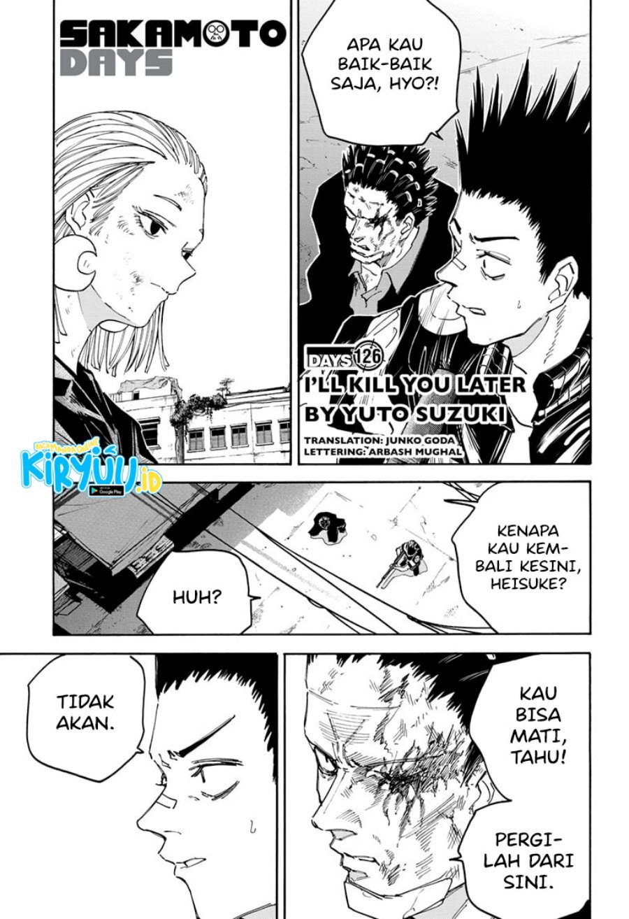 Sakamoto Days Chapter 126 page 1