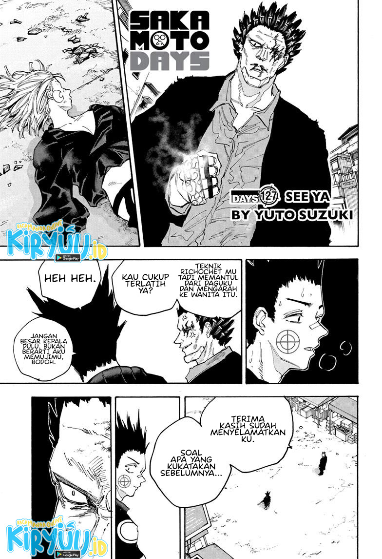 Sakamoto Days Chapter 127 page 1