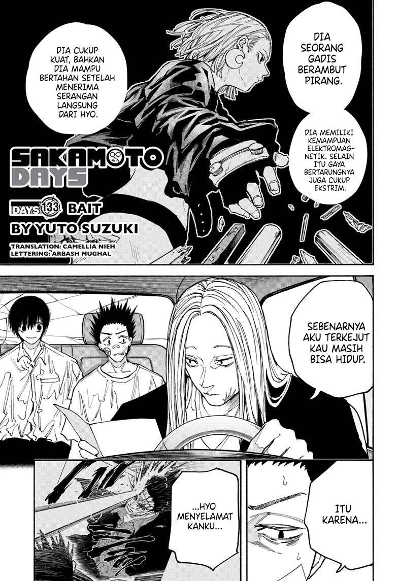 Sakamoto Days Chapter 133 page 1
