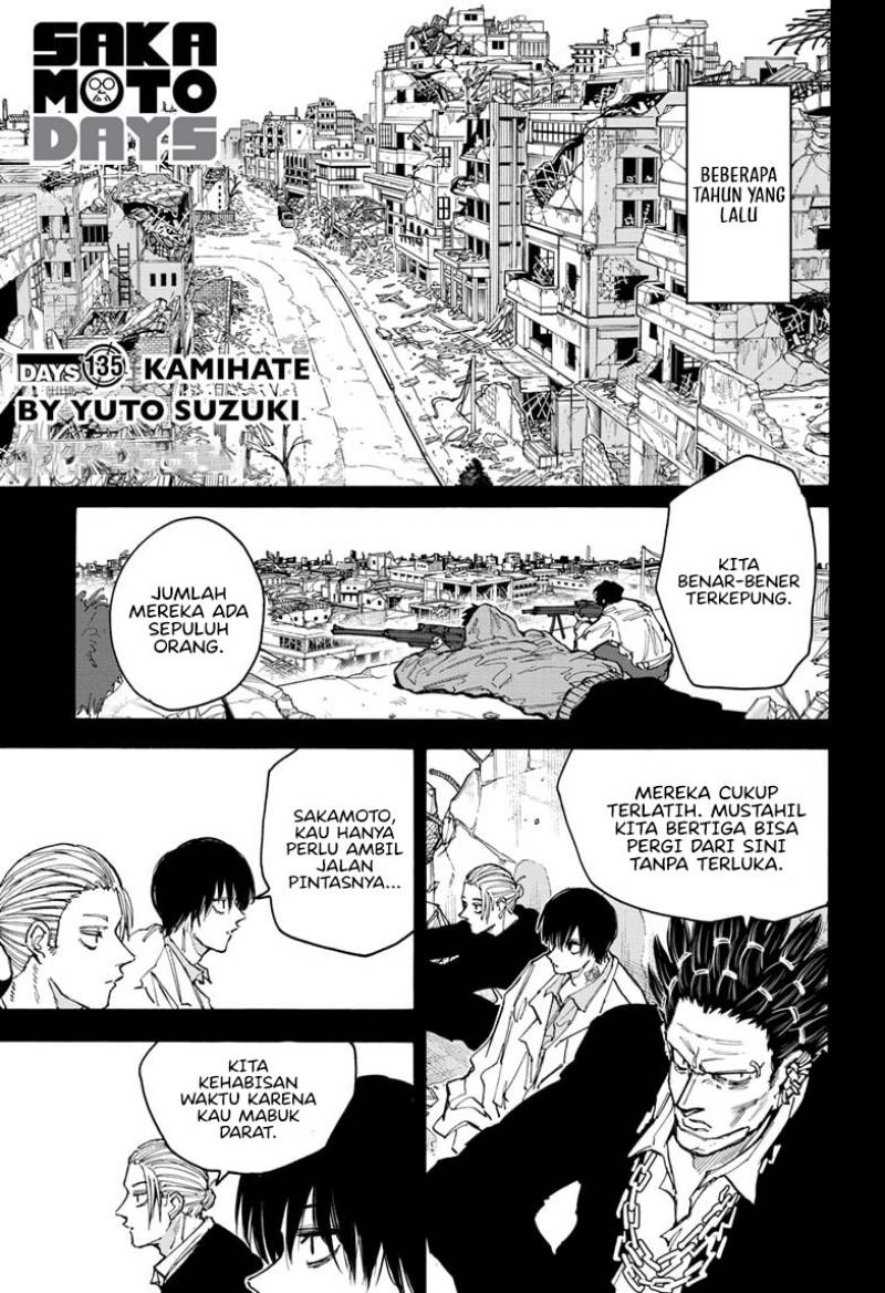 Sakamoto Days Chapter 135 page 1