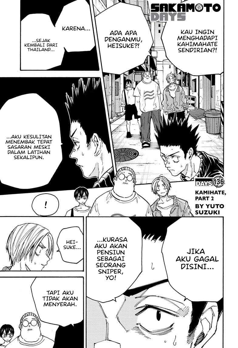 Sakamoto Days Chapter 136 page 1