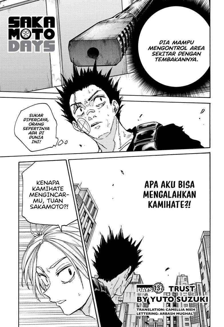 Sakamoto Days Chapter 137 page 1