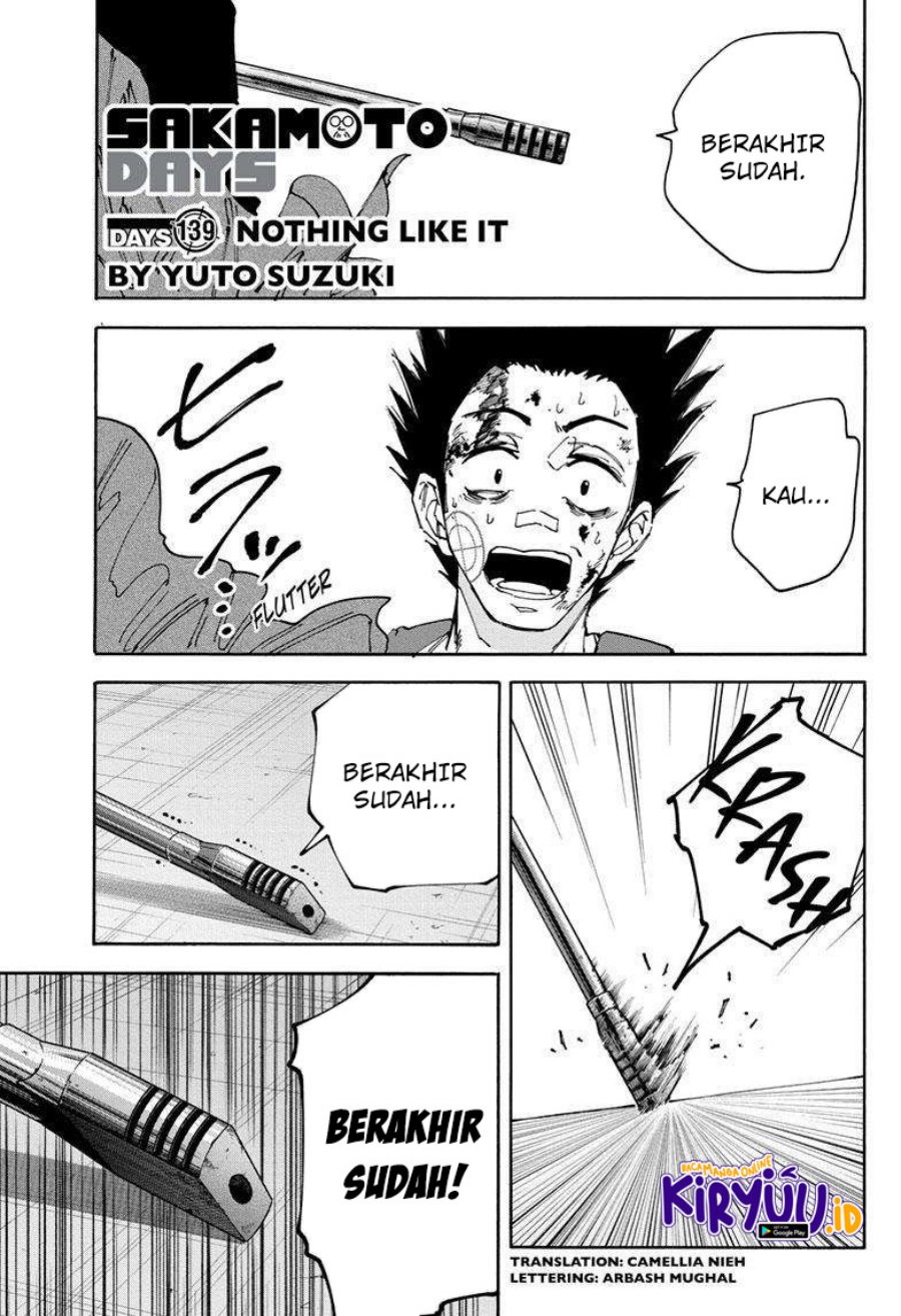 Sakamoto Days Chapter 139 page 1